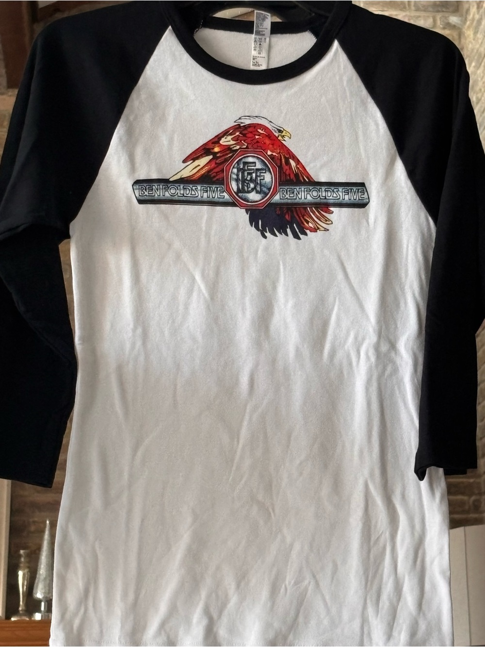 American Apparel Ben Folds Five Reunion Tour 1986 Raglan Baseball Tee Large